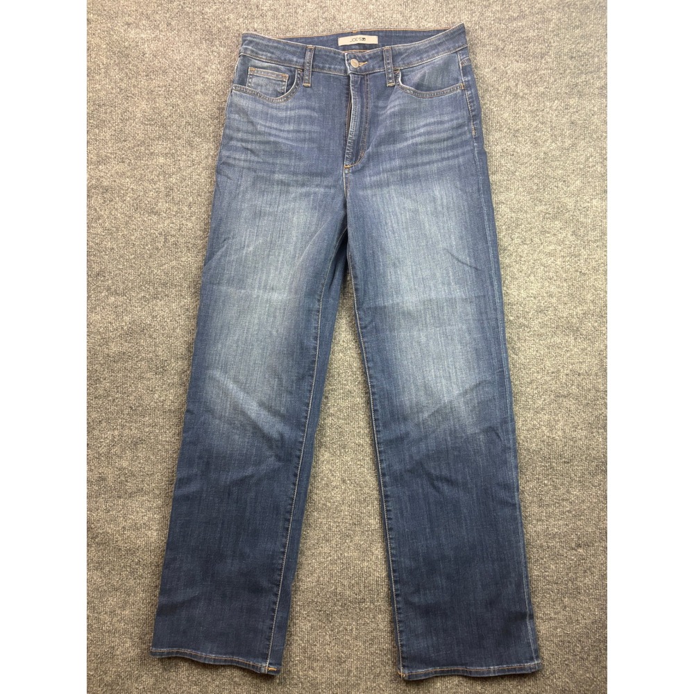 Joe's Jeans Wide Leg Full Length Wangari Women 30 Blue High Rise Denim